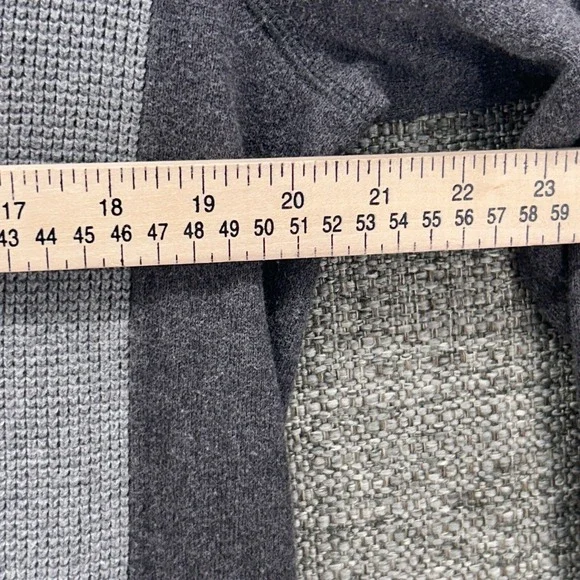 Eddie Bauer‎ Wool Waffle Knit Sweater Gray Medium - Picture 6 of 12